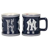 MLB Teams Ceramic 2oz Shot Glass 2 Pack - New York Yankees