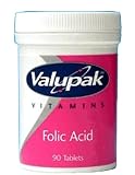from Valupak Valupak Vitamins Supplements Folic Acid 400mg 90 Tablets (Model 2509693)