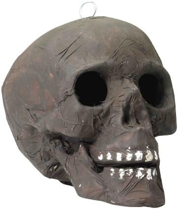 Life Sized Color Changing Lighted Skull Halloween Prop
