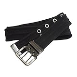 GREEN CROSS （Casual line） 綿コアエッジ2ピンベルト ブラック