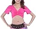 BellyLady Belly Dance Short Sleeved Wrap Top, Valentine's Gift Idea