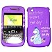Disney Shield Protector Case for BlackBerry Curve 8520 8530, Eeyore Purple ECDBB8520E6 thumb