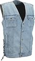Denim Classic Motorcycle Vest