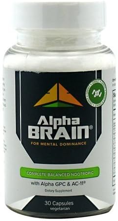 Alpha Brain By Onnit Labs | Advanced Brain Booster Nootropic Supplement | As Seen on the Joe Rogan Experience by Onnit Labs