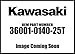 Kawasaki 2009 Vulcan 1700 Nomad Vulcan 1700 Nomad 2T Side C D Lwr Lh Cover 36001-0140-25T New Oem
