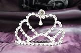 Beautiful Bridal Wedding Tiara Crown with Crystal Heart Party Accessories DH15760
