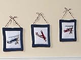 Vintage Aviator Airplane Wall Hanging Accessories by JoJo Designs