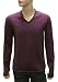 Roberto Cavalli Mens Sweater Purple Silk, S, Purple