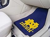 Notre Dame Fighting Irish Printed Carpet Car Mat 2 Piece Set