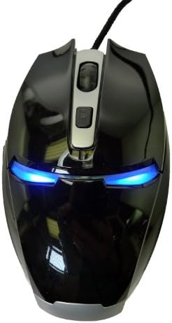 LB1 High Performance New Mouse for Acer Predator AG3620-UR308 Gaming Desktop 4 DPI Levels (800/1200/1600/2400) Professional USB Wired Gaming Mouse 7 Buttons Iron Man Mouse Blue LED Light for Pro Gamer