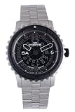 Fortis Mens 675.10.81 M B-47 Big Black Automatic Stainless Steel Watch