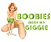 Mousepad Boobies Make Me Giggle