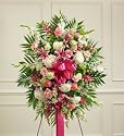 Funeral Flowers by 1800Flowers.com - Deepest Sympathies Standing Spray - Pastel - Medium