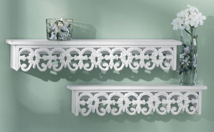 Shabby Chic Wall Shelves