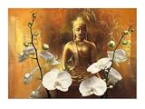 Samadhi I by Wei Ying-wu. CANVAS ROLLED. 27.88 inches width by 19.41 inches height. Highest Quality Art Poster Print