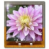 Dahlia Flower- Zen Flowers- Floral Photography - 6x6 Desk Clock