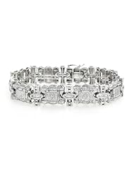 4.00 CT BRACELET 14 KT White Gold