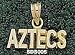 San Diego State Aztecs Charm/Pendant -14K/10K, Stainless Steel or Gold Plated