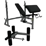 Valor Fitness BF-37 FID Olympic Bench w/ Leg/Preacher Curl