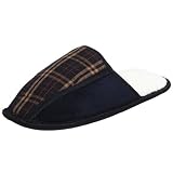 Bamboo Bliss Men's Plaid Scuff Slipper