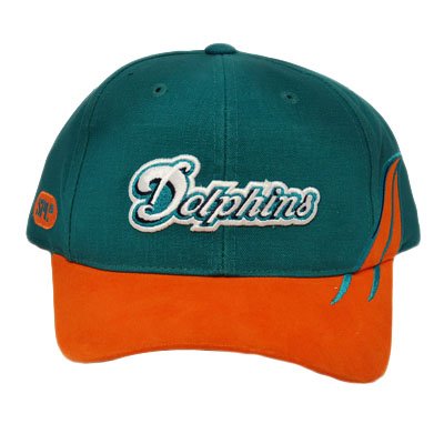 NFL MIAMI DOLPHINS GREEN ORANGE COTTON HAT CAP SPL28