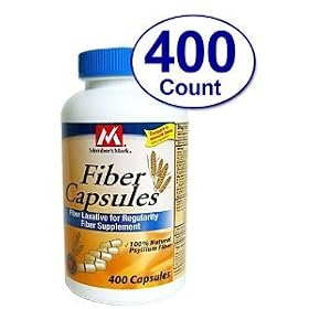 400 Capsules Fiber Therapy for Regularity/Fiber Supplement - Compare to the Active Ingredient in Metamucil Capsules
