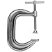Armstrong 78-306 6-Inch Capacity Super Deep, Square Throat Pattern C-Clamp, Black Finish