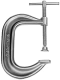 Armstrong 78-308 8-Inch Capacity Super Deep, Square Throat Pattern C-Clamp, Black Finish