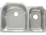 Ticor 105DBG Undermount 16 Gauge Stainless Steel Double Bowl Kitchen Sink Ticor 105DBG Undermount 16 Gauge Stainless Steel Double Bowl Kitchen Sink