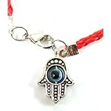 Hamsa Hand Kabbalah Red Leather String Bracelet Evil Eye