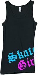 Skater Girl Longer Length Ladies Tank