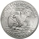 Apollo 11 NASA Us Moon Landing Large Size Dollar Dwight Eisenhower Ike - Order 5 Coins for Free Shipping.