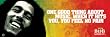Bob Marley Music Lyric Rasta Poster Print 12x36