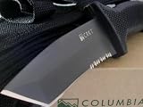 Columbia River Knife & Tool Tactical Military SOFTB M60-14NK Black Tanto AUS8 Blade Knife + Tactical Sheath