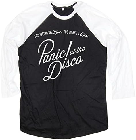 ShirtInspire Women's Panic! at the Disco Long Sleeve Baseball Raglan T-Shirt X-Small