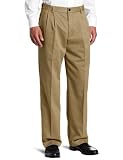 Dockers Mens Comfort Waist Khaki D3 Classic Fit Pleated-Cuffed Pant