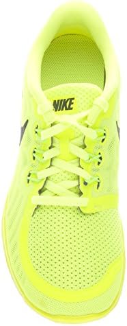 Boy's Nike Free 5.0 Running Shoe (GS) Volt/Black Size 6 M US