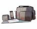 O Yikes Messenger Diaper Bag - Frosted Titanium