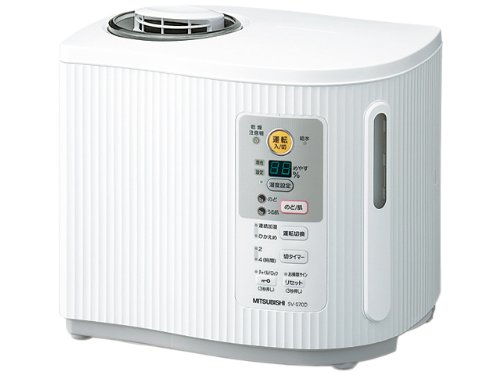三菱 SV-S70D-W 「うる肌モード搭載」 ほんのりあったかスチームファン式加湿機 ホワイト