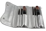 Danielle Makeup Brush Set, Silver