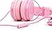 DURAGADGET Kurio TAB / TAB XL / 10S / Phone / Pocket / Touch 4S / XTREME - Pretty Pink Ultra-Stylish Kids Fashion Headphones with Padded Design, Button Remote & Microphone for Kurio TAB / TAB XL / 10S / Phone / Pocket / Touch 4S / XTREME Kids Tablet + BONUS Matching Stylus!