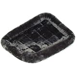 Midwest Quiet Time Pet Bed, Gray, 42" x 26"