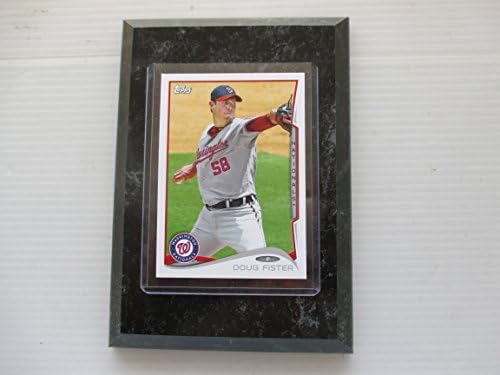 Doug Fister Washington Nationals Mounted Player Card 4x6