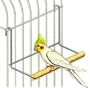 Medium Moveable Perch Chrome 12x4x5