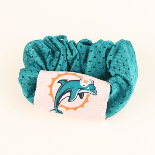 Miami Dolphins Teal Pony Tail Holder