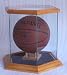 Hexagon Glass Display Case for Basketball, Soccer Ball, Helmets and more
