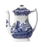 Spode Blue Italian Coffeepot and Cover 5 cups