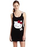 Hello Kitty Junior's Black Tank Dress - Cover-up