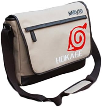 Cartoon One Piece and Attack on Titan Men's Shoulder Bag Crossbody Bags Leisure Backpack (naruto)