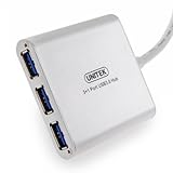 [With power adapter] Unitek USB 3.0 HUB 3 ports usb3+1 charger-only Built-in USB 3.0 hub usb 3.0 mac